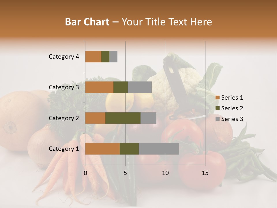 Vegetarian Vegetable Carrot PowerPoint Template