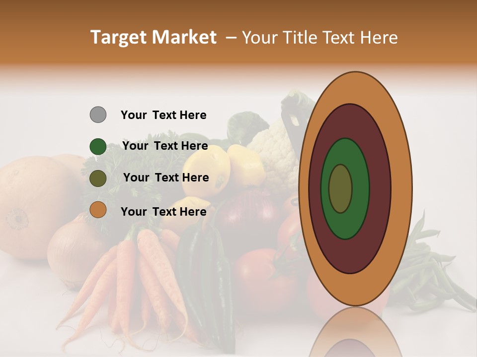 Vegetarian Vegetable Carrot PowerPoint Template