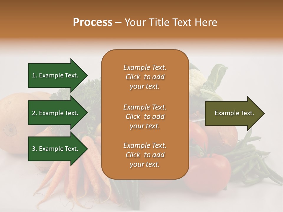 Vegetarian Vegetable Carrot PowerPoint Template
