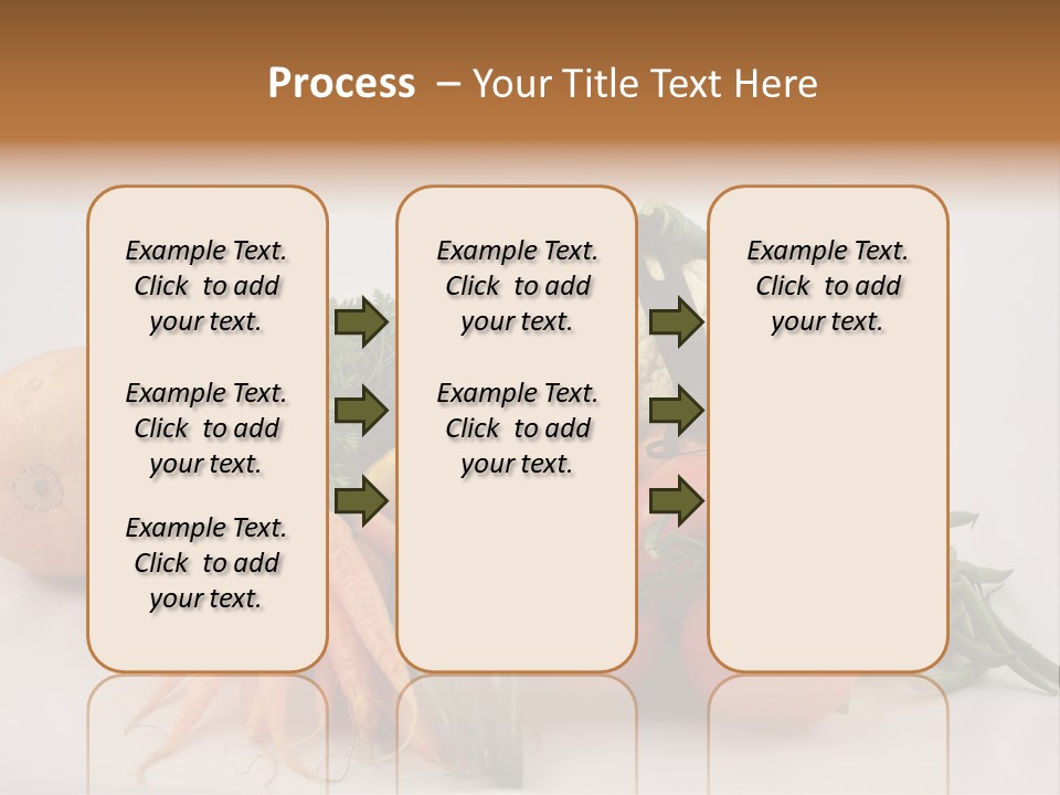 Vegetarian Vegetable Carrot PowerPoint Template