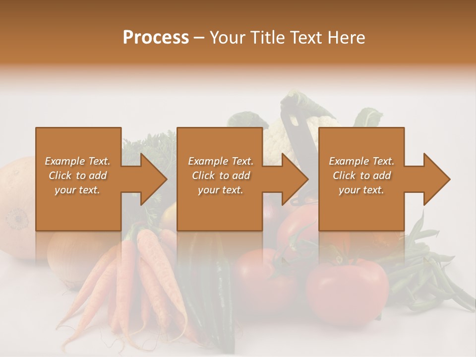 Vegetarian Vegetable Carrot PowerPoint Template