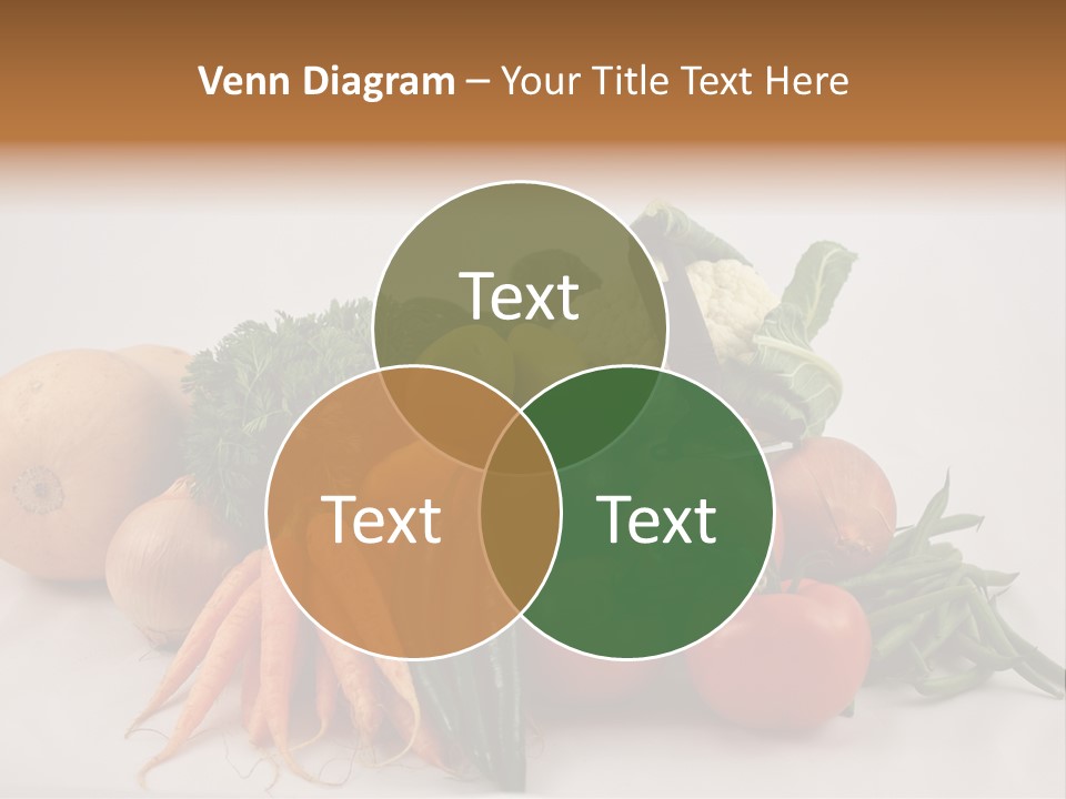 Vegetarian Vegetable Carrot PowerPoint Template
