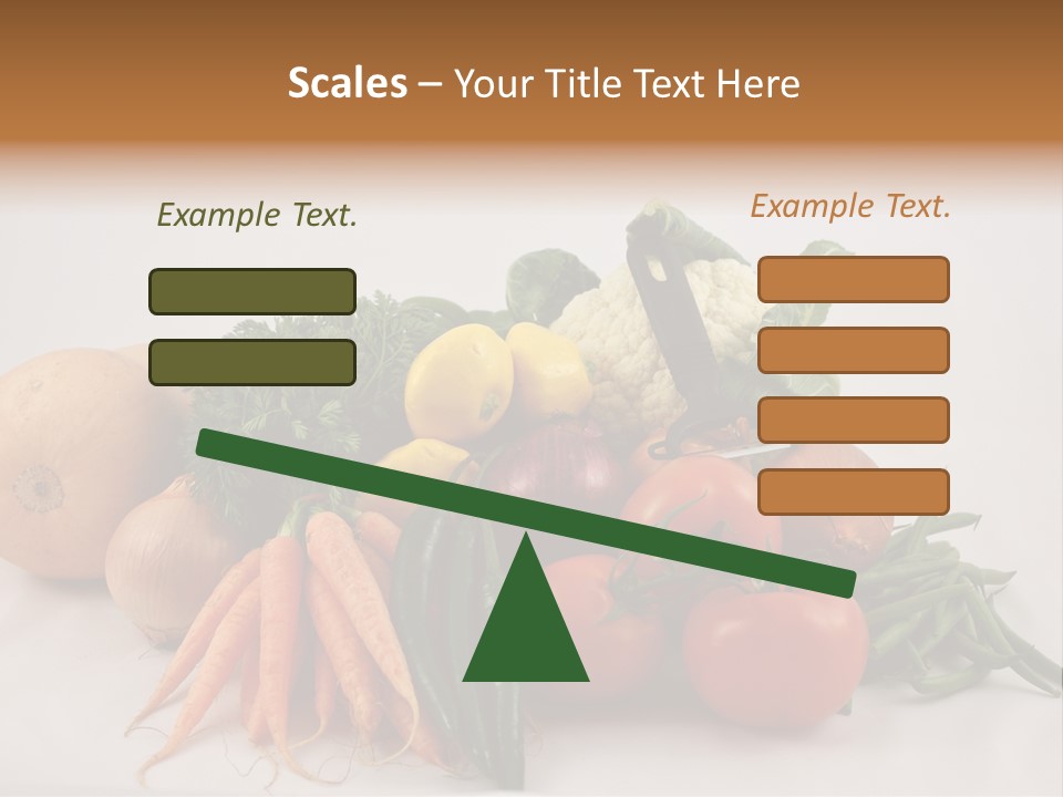 Vegetarian Vegetable Carrot PowerPoint Template