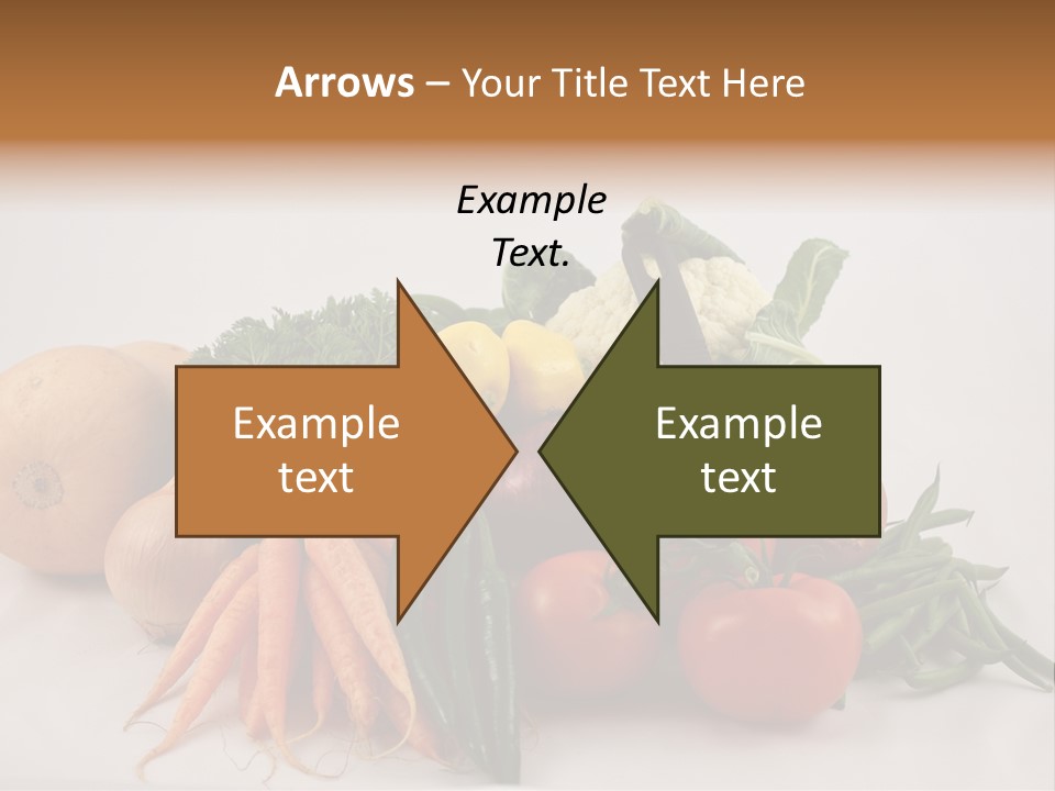 Vegetarian Vegetable Carrot PowerPoint Template