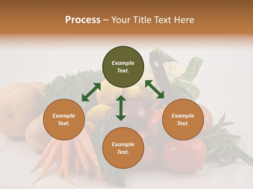 Vegetarian Vegetable Carrot PowerPoint Template
