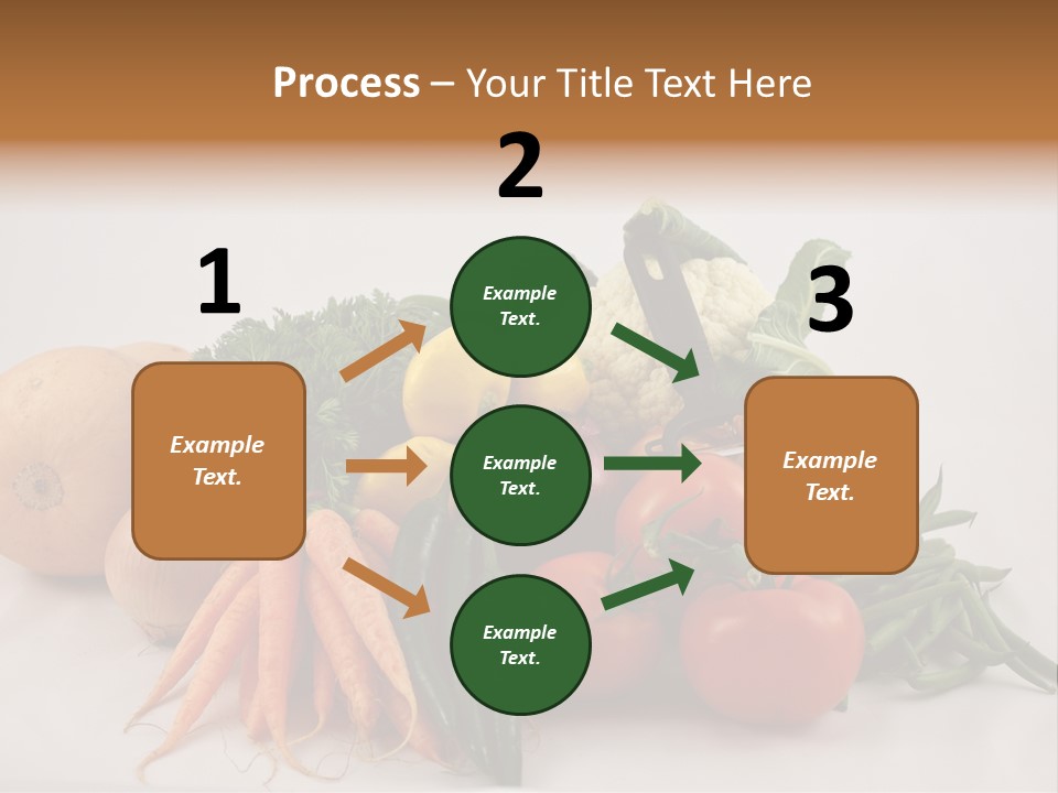 Vegetarian Vegetable Carrot PowerPoint Template