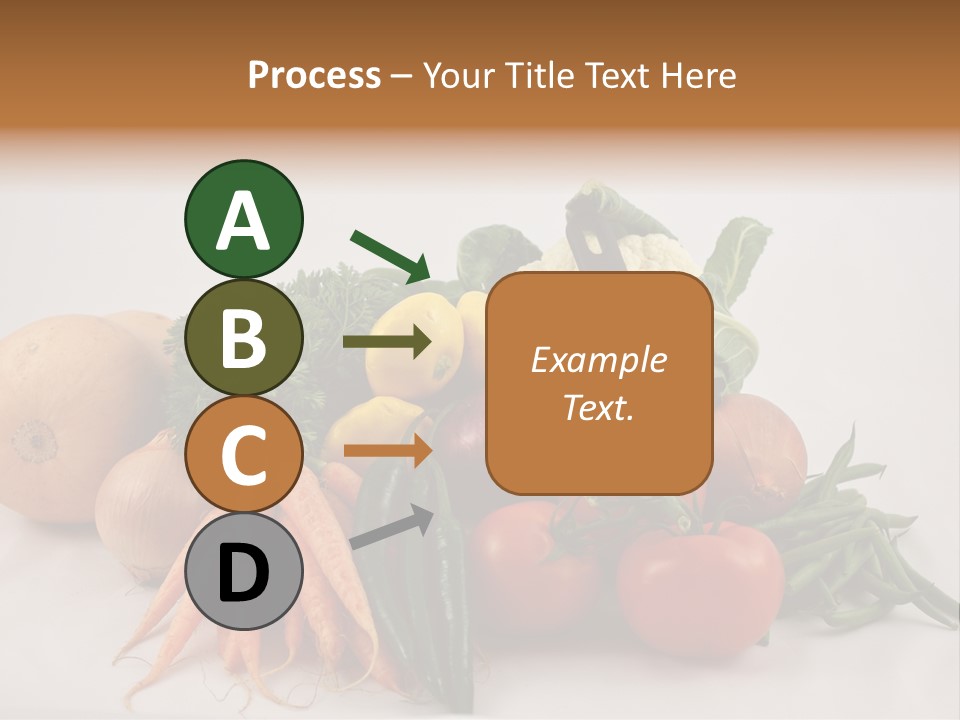 Vegetarian Vegetable Carrot PowerPoint Template
