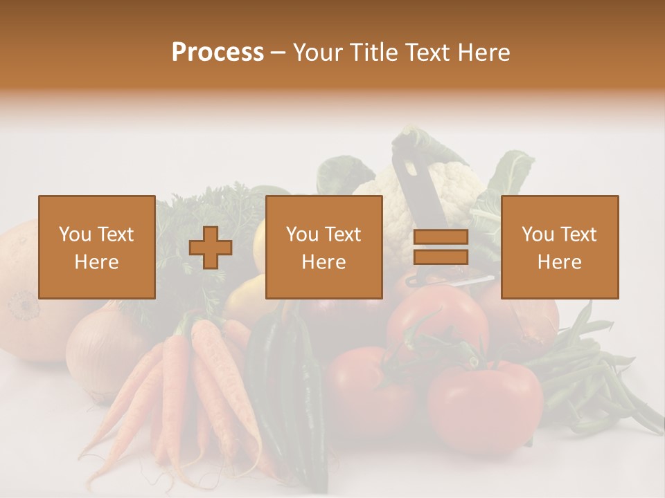 Vegetarian Vegetable Carrot PowerPoint Template