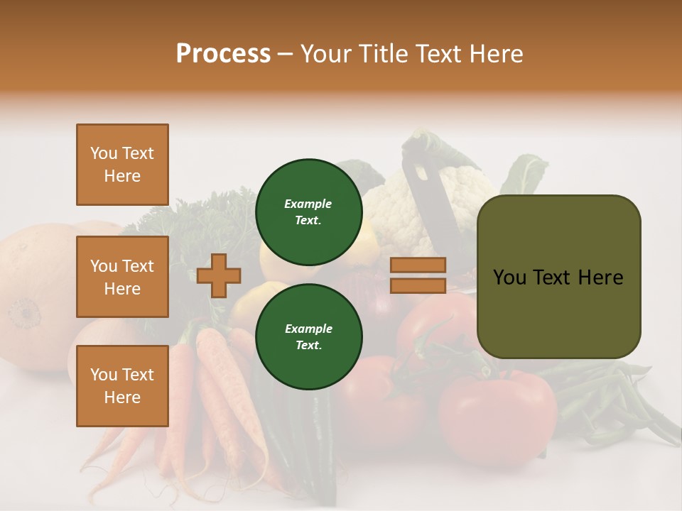 Vegetarian Vegetable Carrot PowerPoint Template