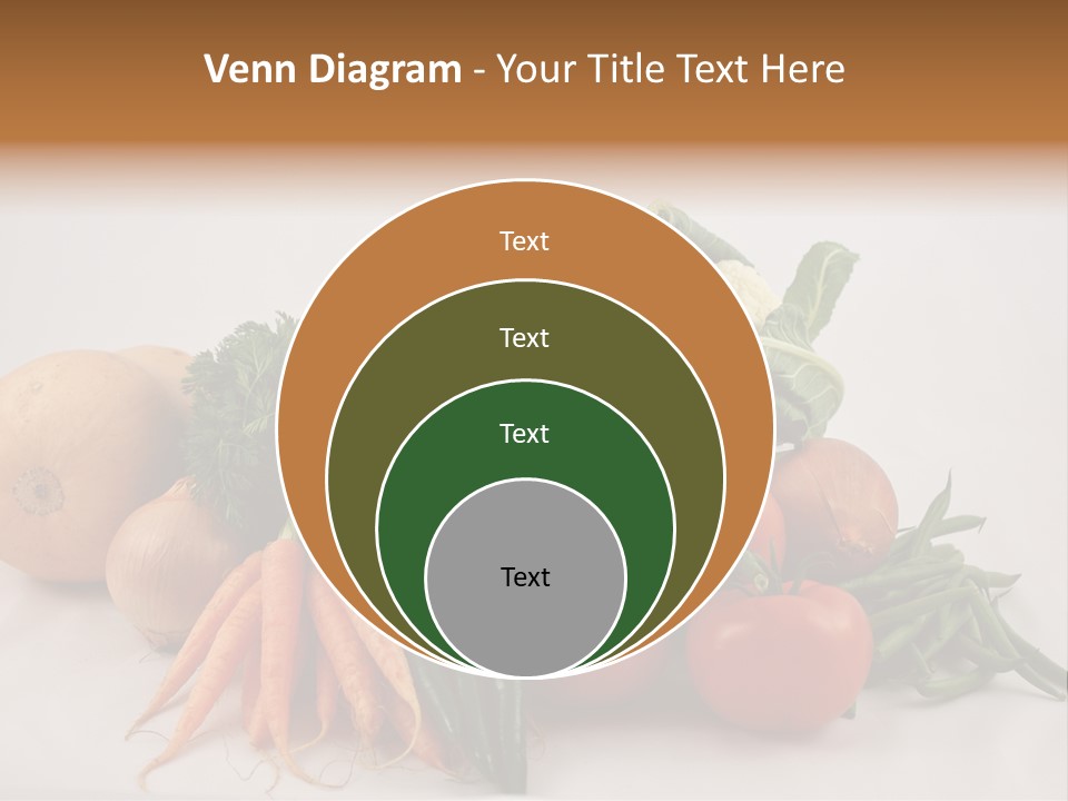Vegetarian Vegetable Carrot PowerPoint Template