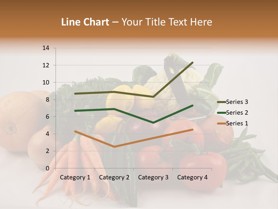 Vegetarian Vegetable Carrot PowerPoint Template