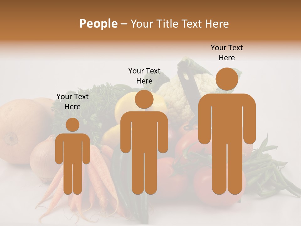 Vegetarian Vegetable Carrot PowerPoint Template