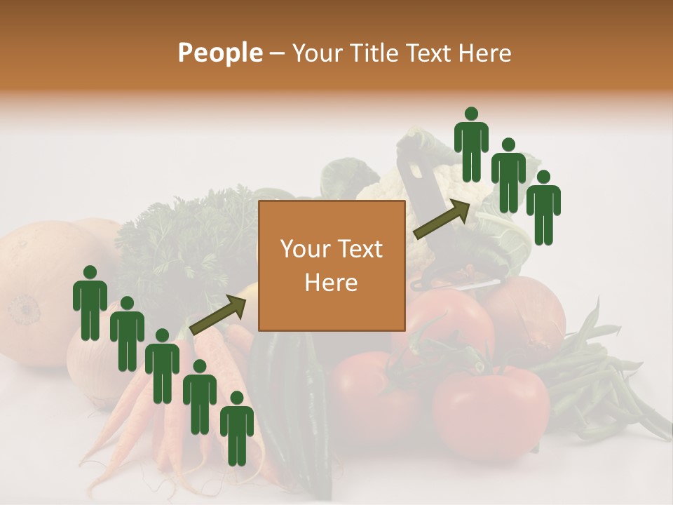 Vegetarian Vegetable Carrot PowerPoint Template