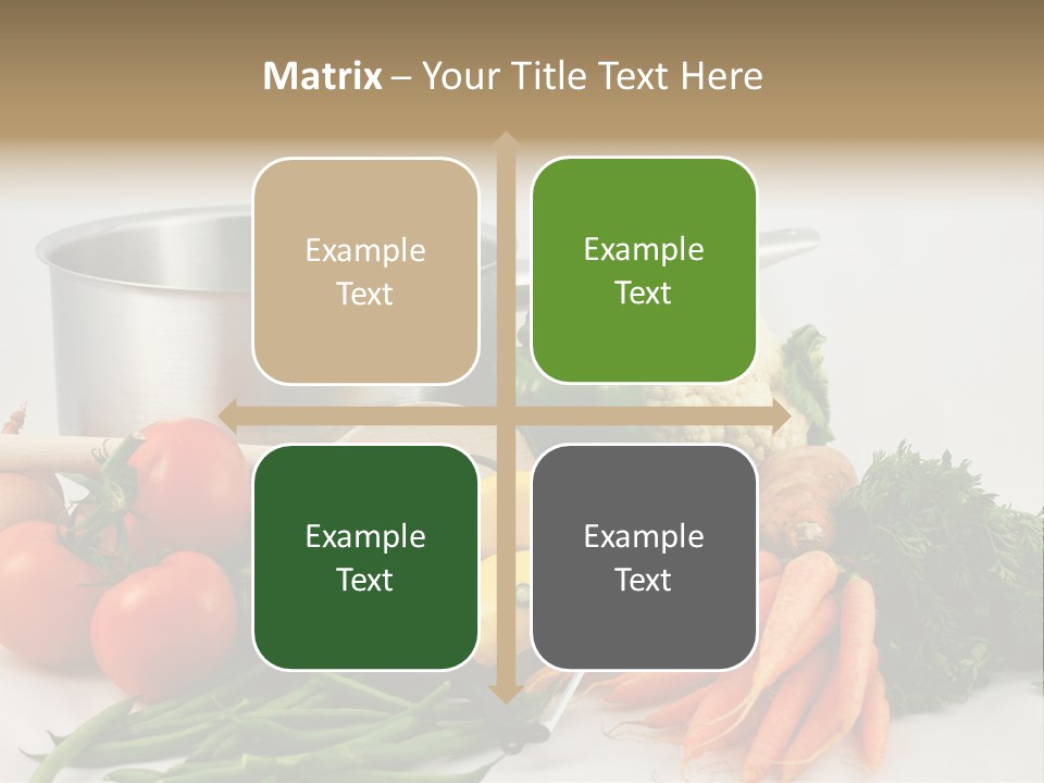 Tomato Vegetarian Onion PowerPoint Template