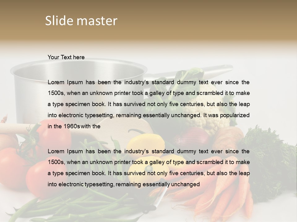 Tomato Vegetarian Onion PowerPoint Template