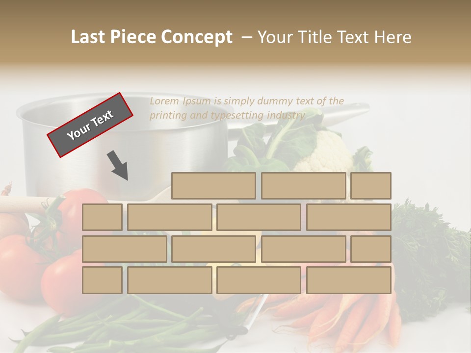 Tomato Vegetarian Onion PowerPoint Template