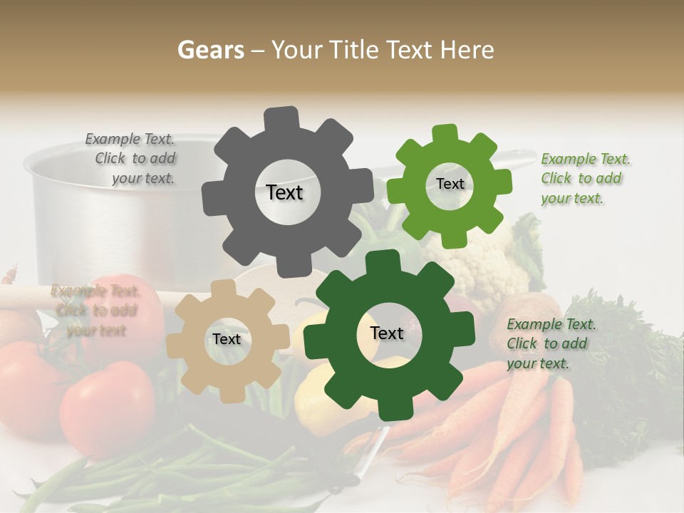 Tomato Vegetarian Onion PowerPoint Template