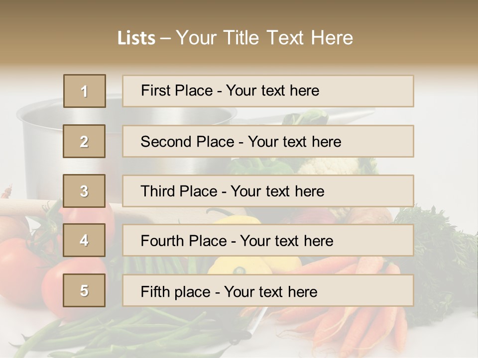 Tomato Vegetarian Onion PowerPoint Template