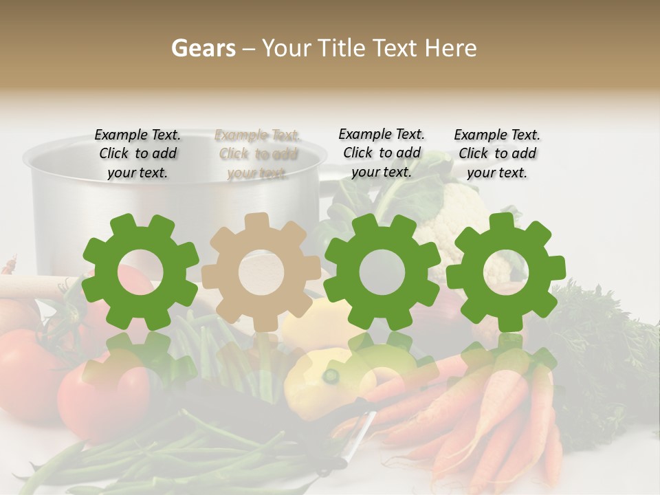 Tomato Vegetarian Onion PowerPoint Template