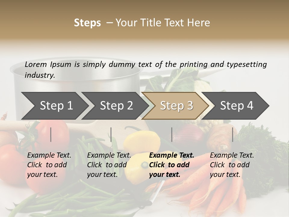 Tomato Vegetarian Onion PowerPoint Template