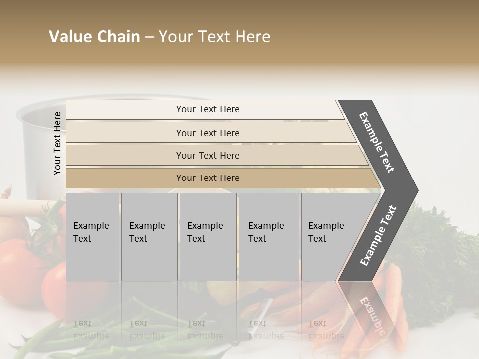 Tomato Vegetarian Onion PowerPoint Template