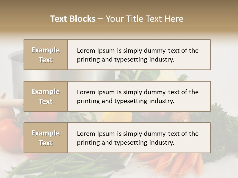 Tomato Vegetarian Onion PowerPoint Template