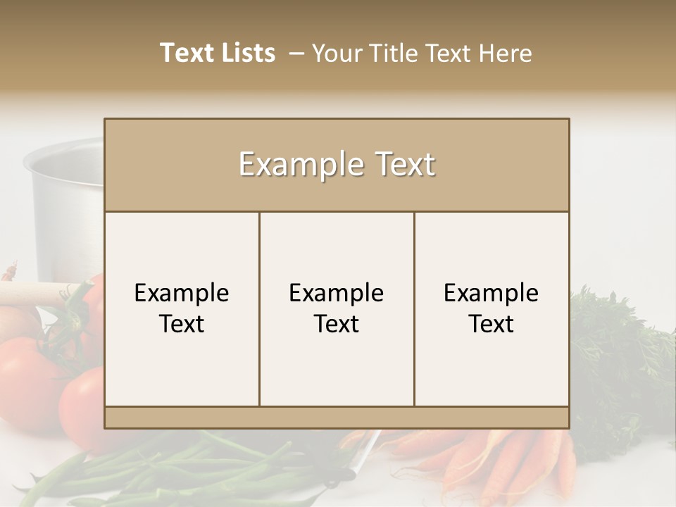 Tomato Vegetarian Onion PowerPoint Template