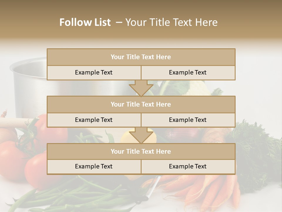 Tomato Vegetarian Onion PowerPoint Template