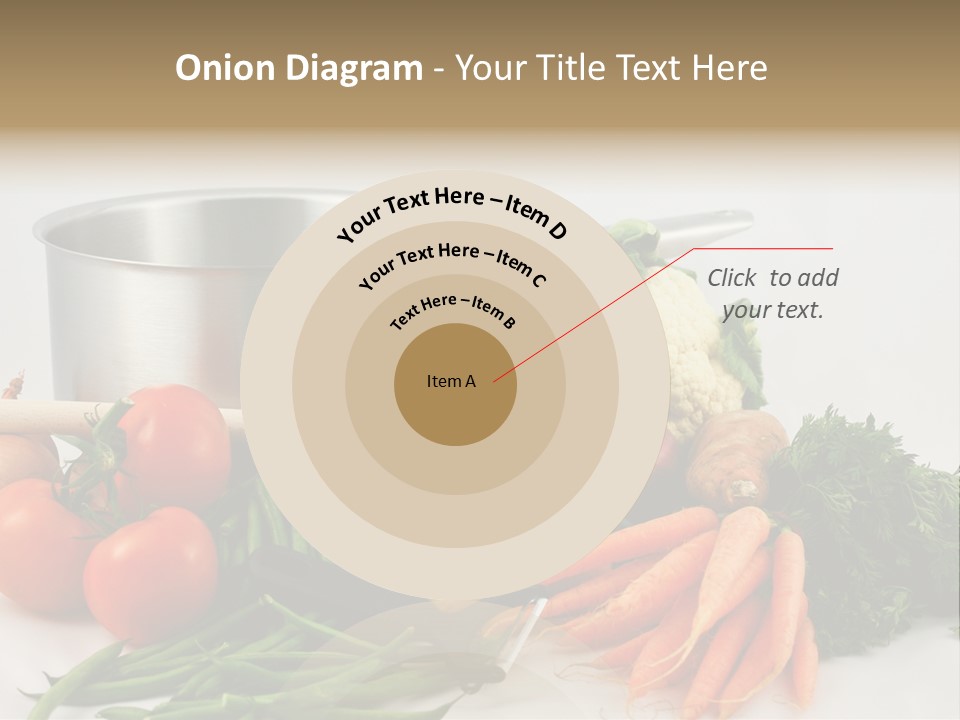 Tomato Vegetarian Onion PowerPoint Template