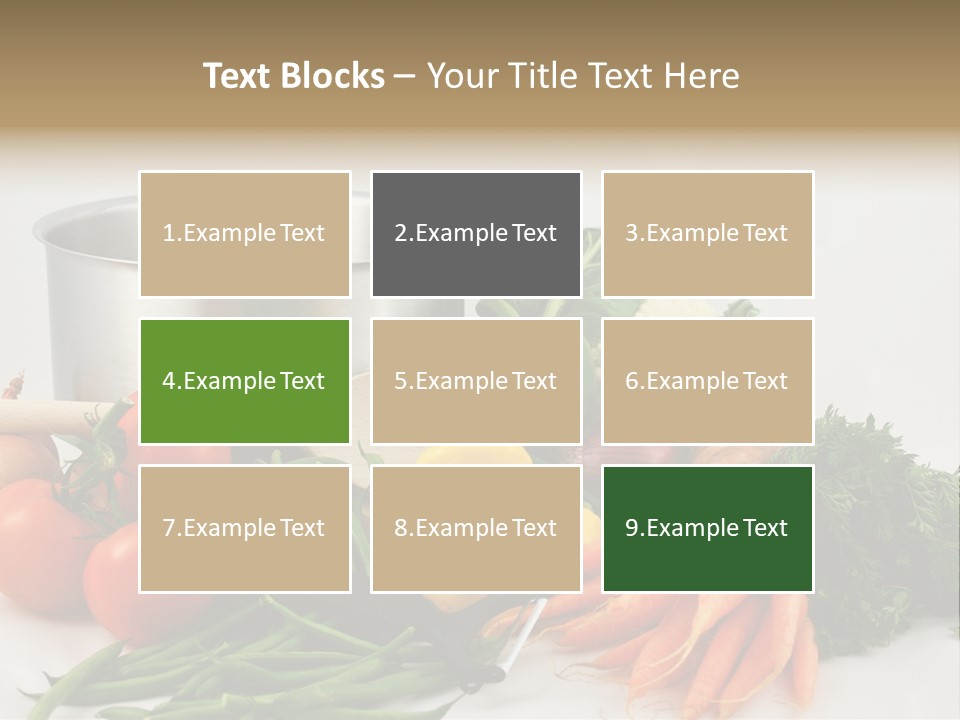 Tomato Vegetarian Onion PowerPoint Template