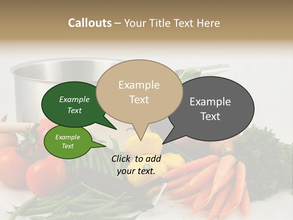 Tomato Vegetarian Onion PowerPoint Template