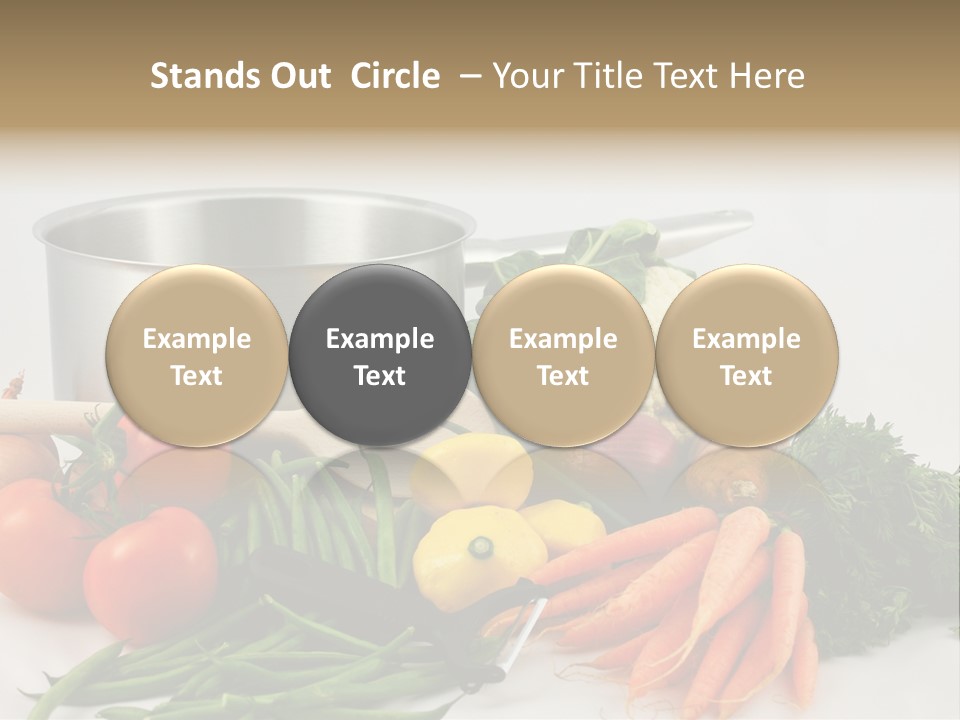 Tomato Vegetarian Onion PowerPoint Template