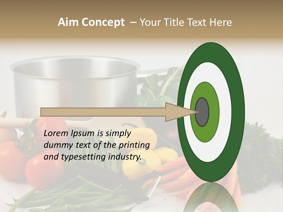 Tomato Vegetarian Onion PowerPoint Template