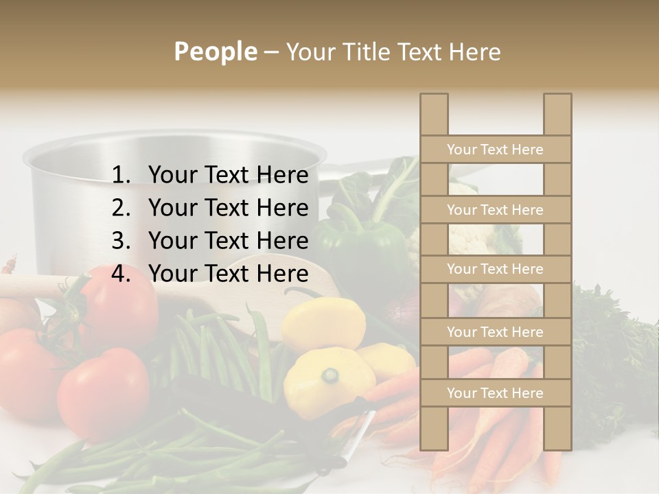 Tomato Vegetarian Onion PowerPoint Template