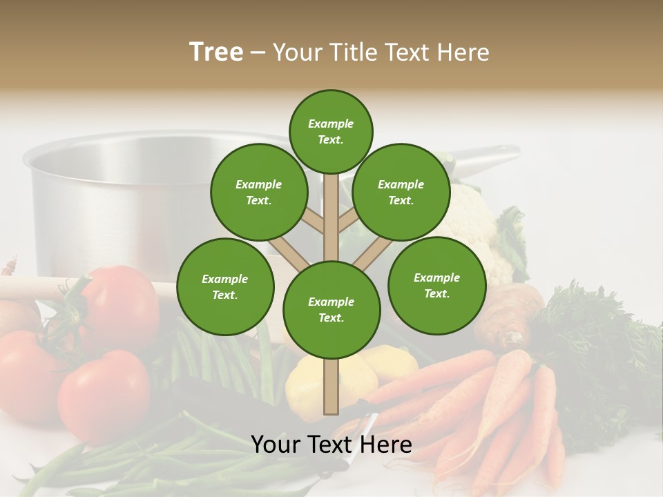 Tomato Vegetarian Onion PowerPoint Template