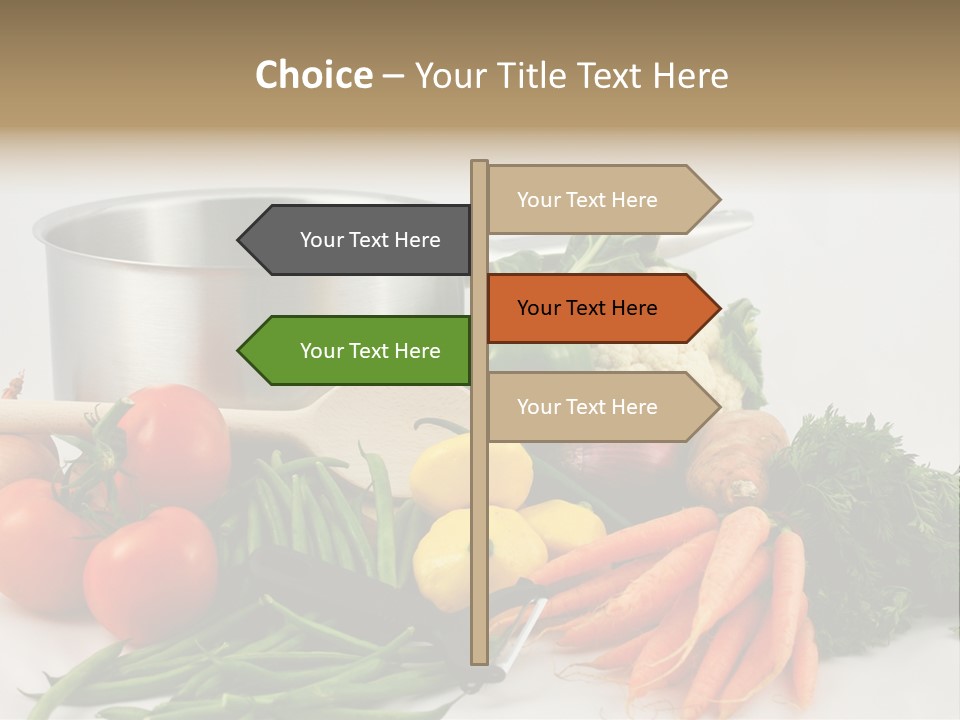 Tomato Vegetarian Onion PowerPoint Template