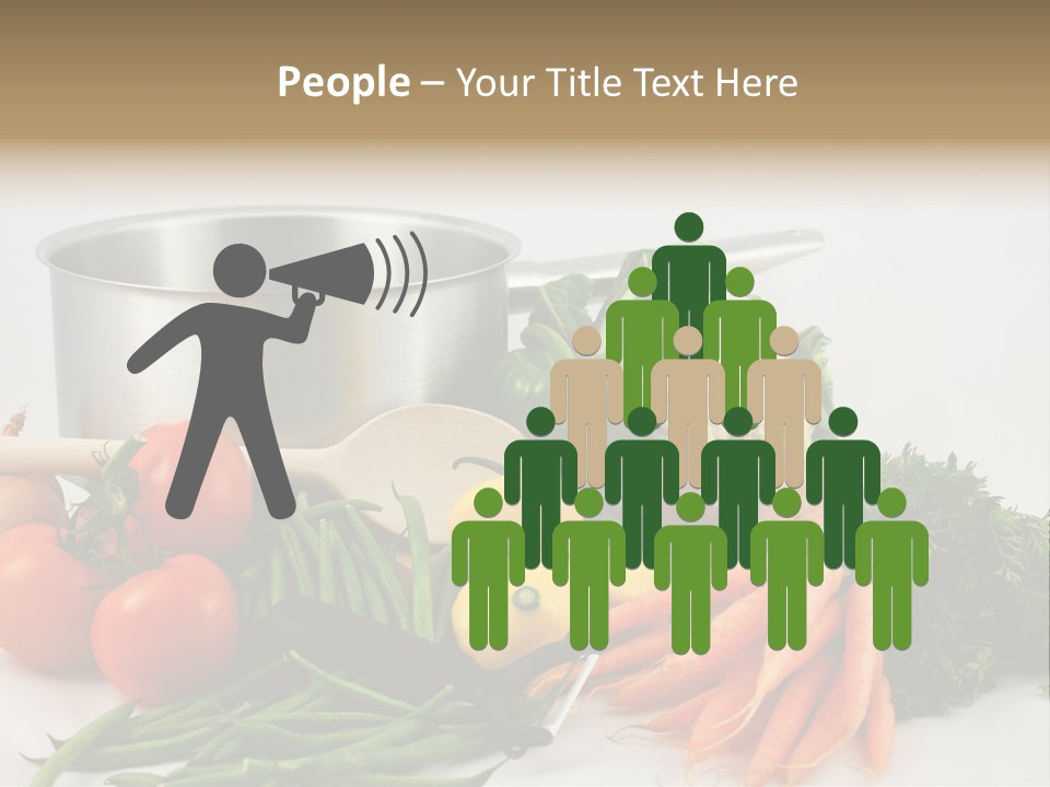 Tomato Vegetarian Onion PowerPoint Template