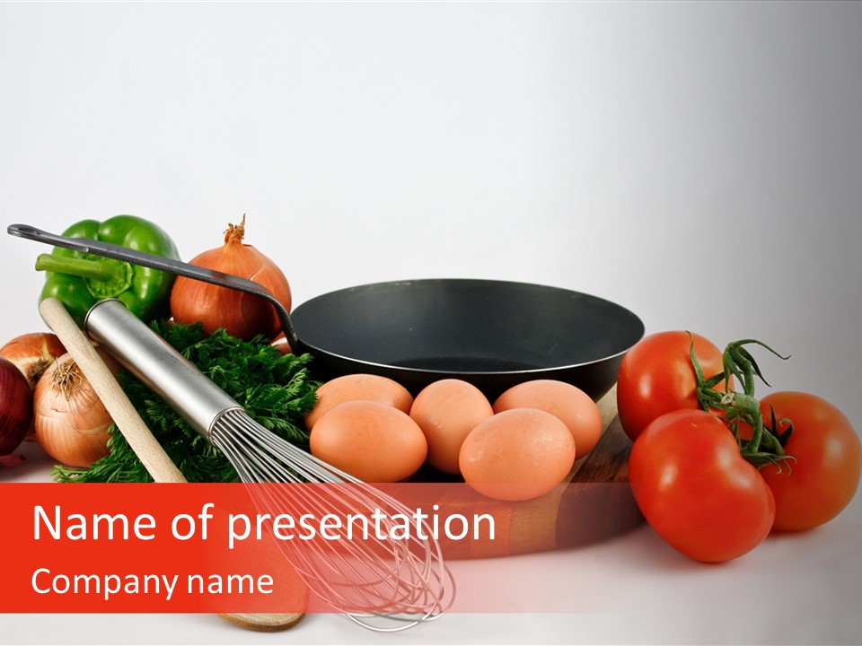 Board Whisk Chopping PowerPoint Template
