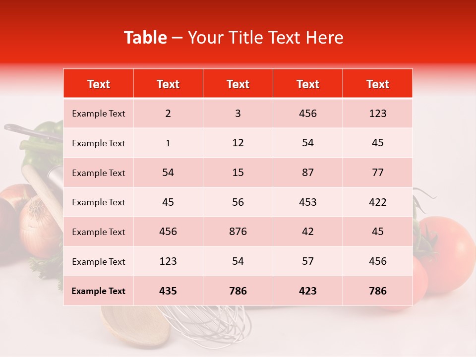 Board Whisk Chopping PowerPoint Template