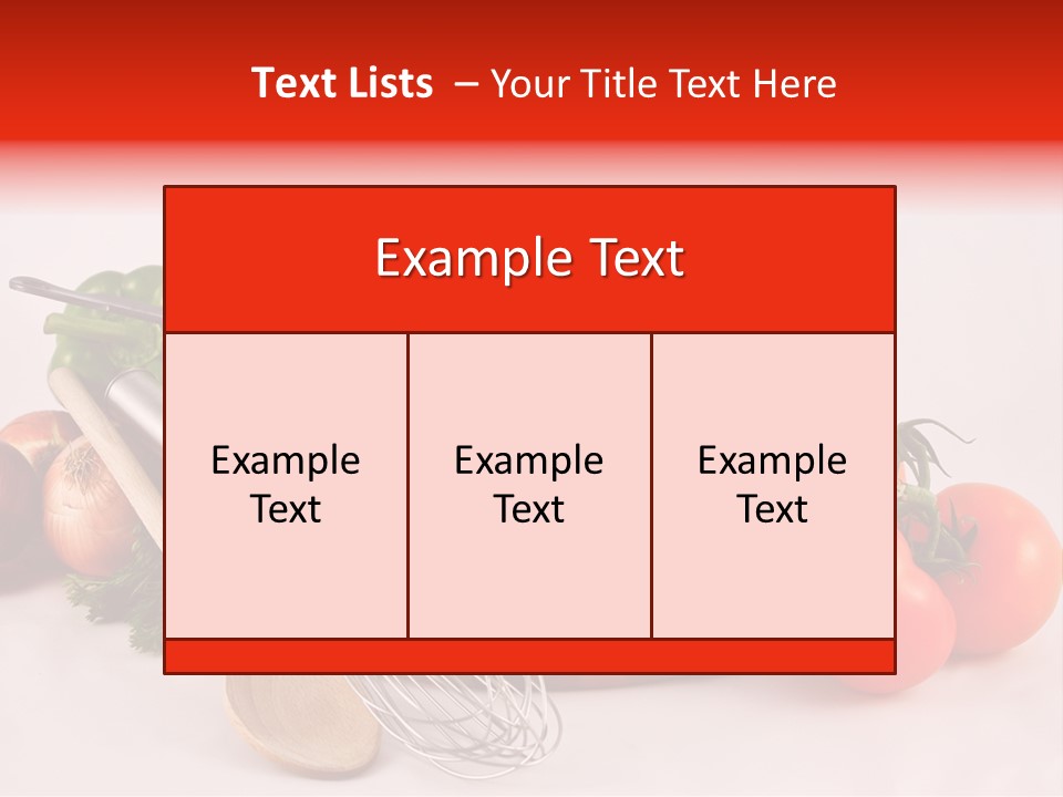 Board Whisk Chopping PowerPoint Template