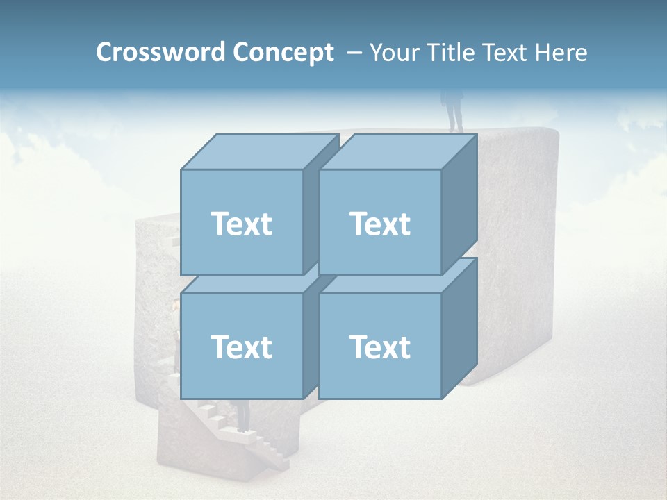 Abstract Rock Business PowerPoint Template
