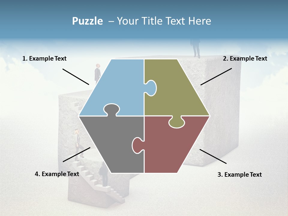 Abstract Rock Business PowerPoint Template