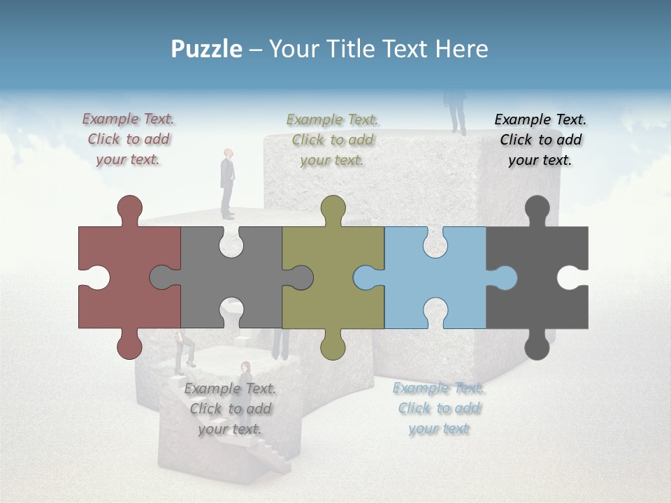 Abstract Rock Business PowerPoint Template