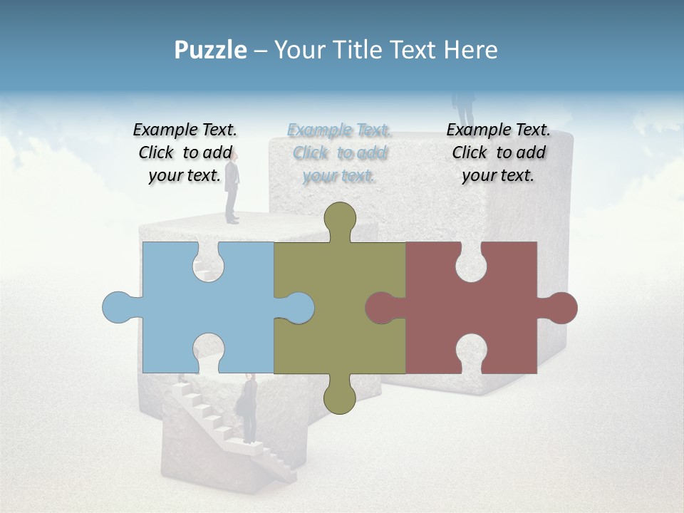 Abstract Rock Business PowerPoint Template