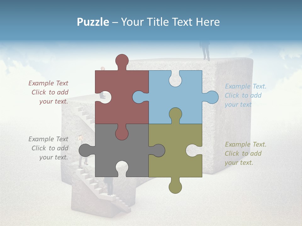 Abstract Rock Business PowerPoint Template