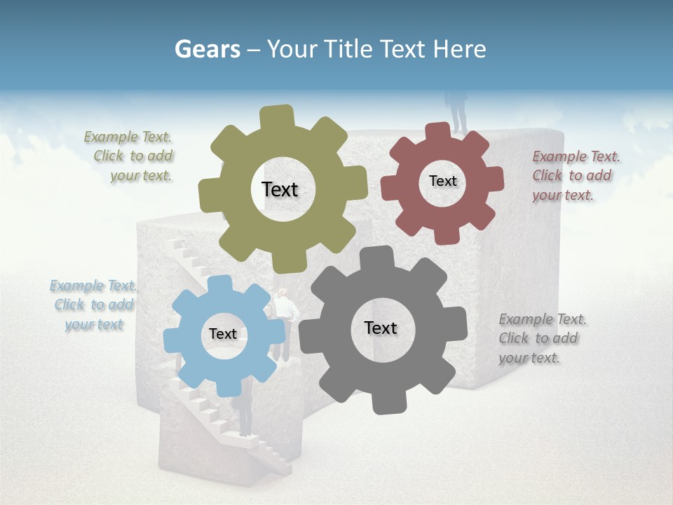 Abstract Rock Business PowerPoint Template