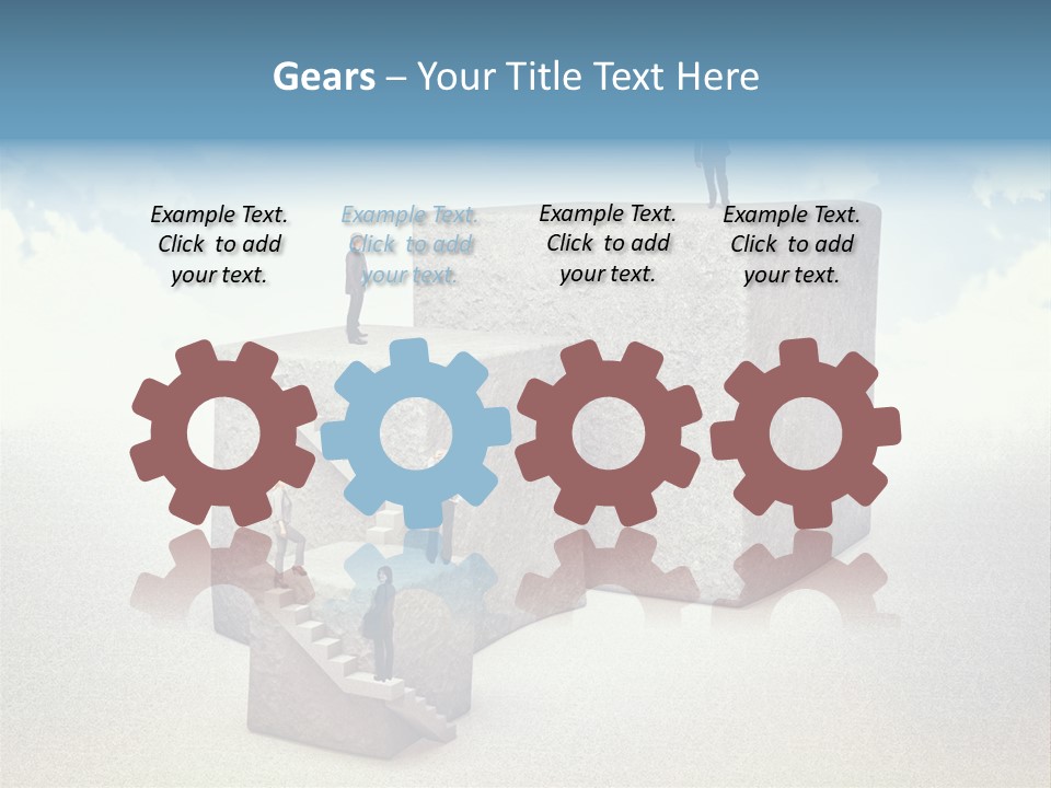 Abstract Rock Business PowerPoint Template