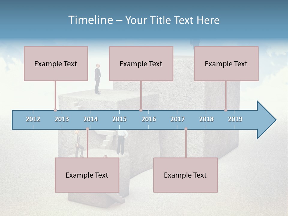 Abstract Rock Business PowerPoint Template