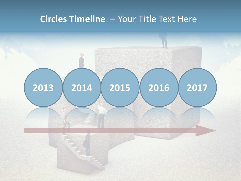 Abstract Rock Business PowerPoint Template