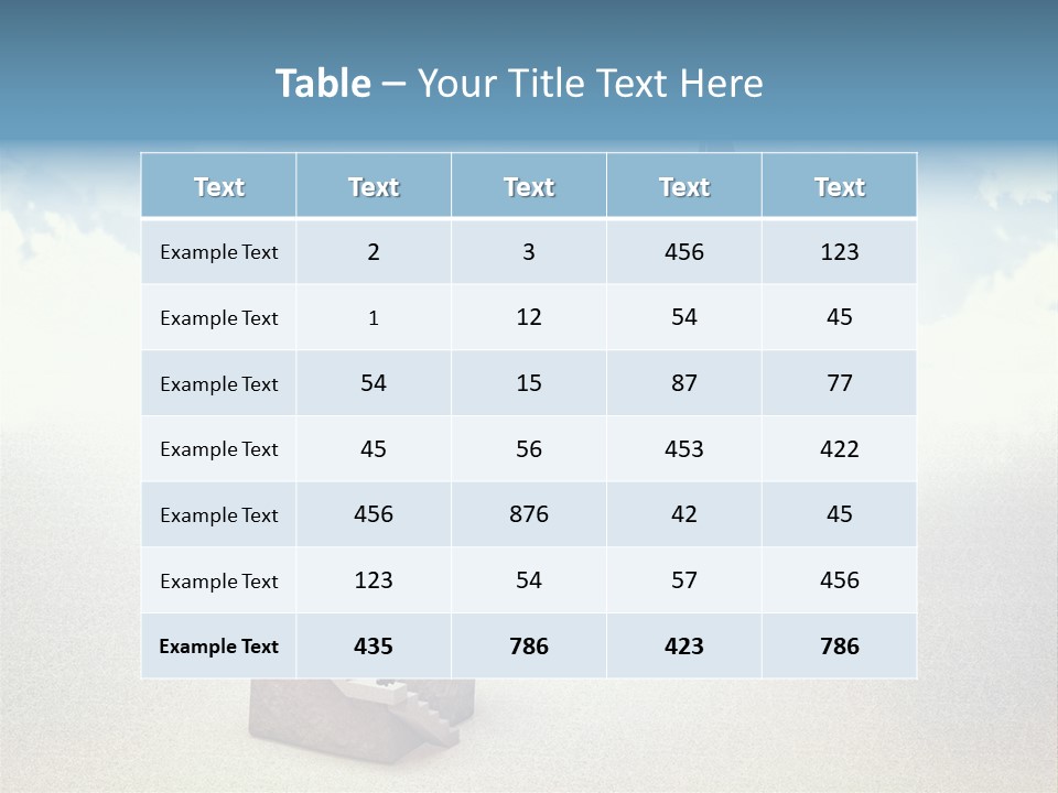 Abstract Rock Business PowerPoint Template